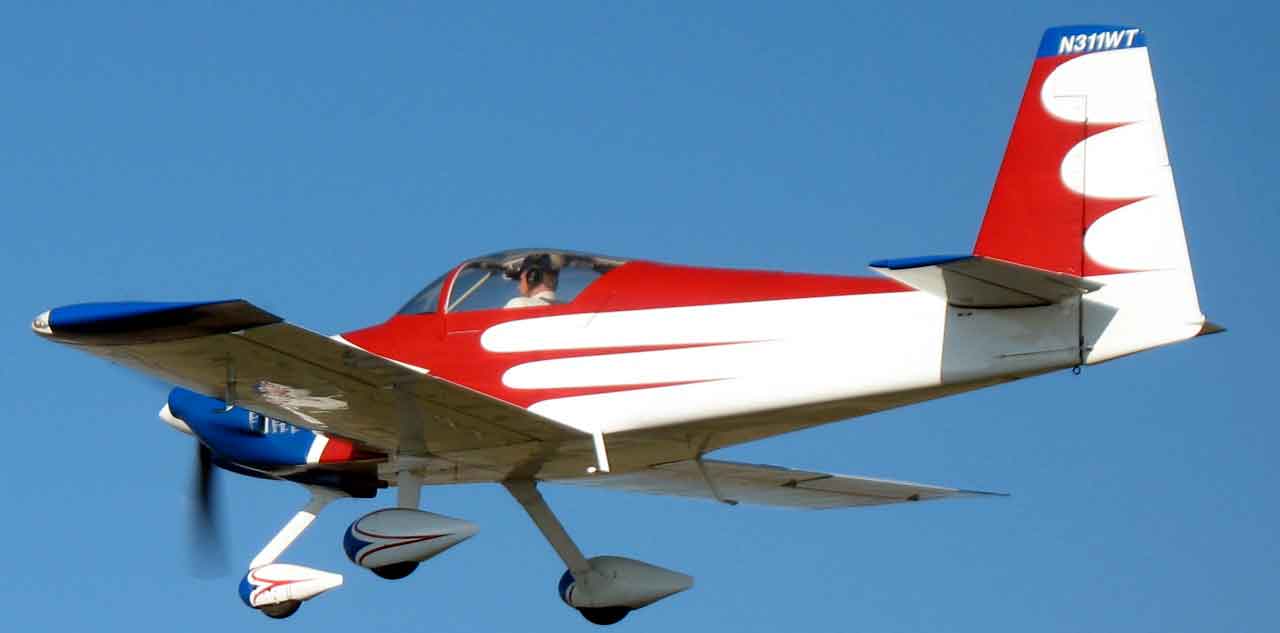 Mike Casey in his RV-7A